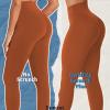 imageSunzel Workout Leggings for Women Butt Lifting Scrunch Butt Tummy Control Gym Leggings High Waisted Squat Proof Yoga PantsCaramel Cafe