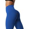 imageSunzel Workout Leggings for Women Butt Lifting Scrunch Butt Tummy Control Gym Leggings High Waisted Squat Proof Yoga PantsClassic Blue