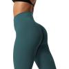 imageSunzel Workout Leggings for Women Butt Lifting Scrunch Butt Tummy Control Gym Leggings High Waisted Squat Proof Yoga PantsForest Green