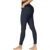 imageSunzfly Invisible Butt Scrunch Workout Leggings with Pockets for Women No Front Seam Gym Yoga Pants with Tummy ControlAsh Blue