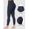 imageSunzfly Invisible Butt Scrunch Workout Leggings with Pockets for Women No Front Seam Gym Yoga Pants with Tummy ControlAsh Blue