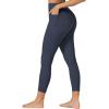 imageSunzfly Invisible Butt Scrunch Workout Leggings with Pockets for Women No Front Seam Gym Yoga Pants with Tummy ControlAsh Blue