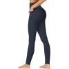 imageSunzfly Invisible Butt Scrunch Workout Leggings with Pockets for Women No Front Seam Gym Yoga Pants with Tummy ControlAsh Blue