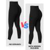 imageSunzfly Invisible Butt Scrunch Workout Leggings with Pockets for Women No Front Seam Gym Yoga Pants with Tummy ControlBlack