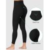 imageSunzfly Invisible Butt Scrunch Workout Leggings with Pockets for Women No Front Seam Gym Yoga Pants with Tummy ControlBlack