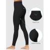 imageSunzfly Invisible Butt Scrunch Workout Leggings with Pockets for Women No Front Seam Gym Yoga Pants with Tummy ControlBlack