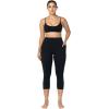 imageSunzfly Invisible Butt Scrunch Workout Leggings with Pockets for Women No Front Seam Gym Yoga Pants with Tummy ControlBlack