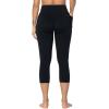 imageSunzfly Invisible Butt Scrunch Workout Leggings with Pockets for Women No Front Seam Gym Yoga Pants with Tummy ControlBlack