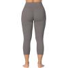 imageSunzfly Invisible Butt Scrunch Workout Leggings with Pockets for Women No Front Seam Gym Yoga Pants with Tummy ControlCharcoal Gray