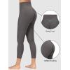 imageSunzfly Invisible Butt Scrunch Workout Leggings with Pockets for Women No Front Seam Gym Yoga Pants with Tummy ControlCharcoal Gray