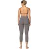 imageSunzfly Invisible Butt Scrunch Workout Leggings with Pockets for Women No Front Seam Gym Yoga Pants with Tummy ControlCharcoal Gray