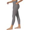 imageSunzfly Invisible Butt Scrunch Workout Leggings with Pockets for Women No Front Seam Gym Yoga Pants with Tummy ControlCharcoal Gray
