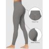 imageSunzfly Invisible Butt Scrunch Workout Leggings with Pockets for Women No Front Seam Gym Yoga Pants with Tummy ControlCharcoal Gray