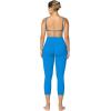 imageSunzfly Invisible Butt Scrunch Workout Leggings with Pockets for Women No Front Seam Gym Yoga Pants with Tummy ControlClassic Blue