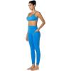 imageSunzfly Invisible Butt Scrunch Workout Leggings with Pockets for Women No Front Seam Gym Yoga Pants with Tummy ControlClassic Blue