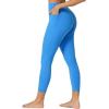 imageSunzfly Invisible Butt Scrunch Workout Leggings with Pockets for Women No Front Seam Gym Yoga Pants with Tummy ControlClassic Blue