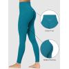 imageSunzfly Invisible Butt Scrunch Workout Leggings with Pockets for Women No Front Seam Gym Yoga Pants with Tummy ControlDeep Lagoon