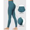 imageSunzfly Invisible Butt Scrunch Workout Leggings with Pockets for Women No Front Seam Gym Yoga Pants with Tummy ControlForest Green