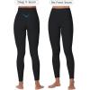 imageSunzfly Invisible Butt Scrunch Workout Leggings with Pockets for Women No Front Seam Gym Yoga Pants with Tummy ControlJet Black