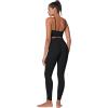 imageSunzfly Invisible Butt Scrunch Workout Leggings with Pockets for Women No Front Seam Gym Yoga Pants with Tummy ControlJet Black