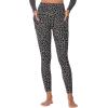 imageSunzfly Invisible Butt Scrunch Workout Leggings with Pockets for Women No Front Seam Gym Yoga Pants with Tummy ControlLeopard Charcoal Gray
