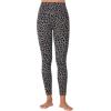 imageSunzfly Invisible Butt Scrunch Workout Leggings with Pockets for Women No Front Seam Gym Yoga Pants with Tummy ControlLeopard Charcoal Gray