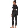 imageSunzfly Invisible Butt Scrunch Workout Leggings with Pockets for Women No Front Seam Gym Yoga Pants with Tummy ControlLeopard Seal Brown