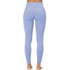 imageSunzfly Invisible Butt Scrunch Workout Leggings with Pockets for Women No Front Seam Gym Yoga Pants with Tummy ControlLight Blue