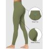 imageSunzfly Invisible Butt Scrunch Workout Leggings with Pockets for Women No Front Seam Gym Yoga Pants with Tummy ControlOlive Green