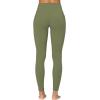 imageSunzfly Invisible Butt Scrunch Workout Leggings with Pockets for Women No Front Seam Gym Yoga Pants with Tummy ControlOlive Green
