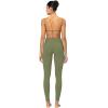 imageSunzfly Invisible Butt Scrunch Workout Leggings with Pockets for Women No Front Seam Gym Yoga Pants with Tummy ControlOlive Green