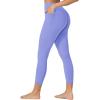 imageSunzfly Invisible Butt Scrunch Workout Leggings with Pockets for Women No Front Seam Gym Yoga Pants with Tummy ControlPeriwinkle
