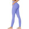 imageSunzfly Invisible Butt Scrunch Workout Leggings with Pockets for Women No Front Seam Gym Yoga Pants with Tummy ControlPeriwinkle