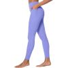 imageSunzfly Invisible Butt Scrunch Workout Leggings with Pockets for Women No Front Seam Gym Yoga Pants with Tummy ControlPeriwinkle Purple