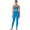 imageSunzfly Invisible Butt Scrunch Workout Leggings with Pockets for Women No Front Seam Gym Yoga Pants with Tummy ControlRoyal Blue