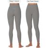 imageSunzfly Invisible Butt Scrunch Workout Leggings with Pockets for Women No Front Seam Gym Yoga Pants with Tummy ControlStone Gray