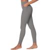 imageSunzfly Invisible Butt Scrunch Workout Leggings with Pockets for Women No Front Seam Gym Yoga Pants with Tummy ControlStone Gray