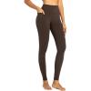 imageSunzel Buttery Soft Leggings for Women Tummy Control Butt Lifting Tights Compression Yoga Pants with Pocket 26 Seal Brown
