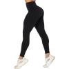 imageSunzel Nunaked Workout Leggings for Women Tummy Control Compression Workout Gym Yoga Pants High Waist ampamp No Front Seam Black Small 28quot