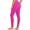 imageSunzel Nunaked Workout Leggings for Women Tummy Control Compression Workout Gym Yoga Pants No Front Seam ampamp High WaistSonic Pink