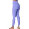 imageSunzfly Invisible Butt Scrunch Workout Leggings with Pockets for Women No Front Seam Gym Yoga Pants with Tummy ControlPeriwinkle Purple