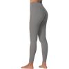 imageSunzfly Invisible Butt Scrunch Workout Leggings with Pockets for Women No Front Seam Gym Yoga Pants with Tummy ControlStone Gray