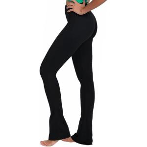 imageSunzel Butterflycra High Waist Mini Flared Leggings for Women Tummy Control Casual Flare Yoga Pants for Yoga Workout GymMidnight