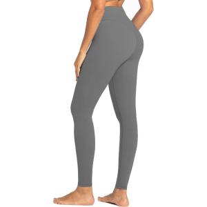 imageSunzel Nunaked Workout Leggings for Women Tummy Control Compression Workout Gym Yoga Pants No Front Seam ampamp High WaistCharcoal Gray