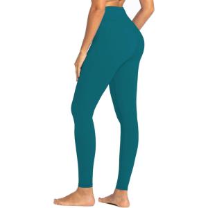 imageSunzel Nunaked Workout Leggings for Women Tummy Control Compression Workout Gym Yoga Pants No Front Seam ampamp High WaistDeep Lagoon