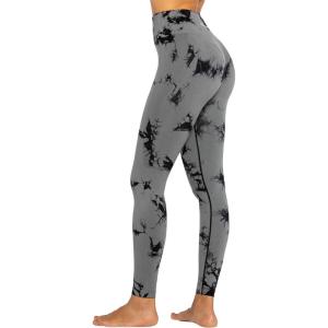 imageSunzel Scrunch Butt Lifting Leggings for Women High Waisted Seamless Workout Leggings Gym Yoga PantsTie Dye Gray