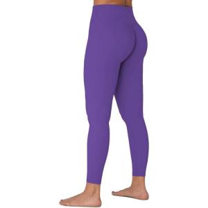 imageSunzel Sunzfly Invisible Butt Scrunch Workout Leggings for Women Butt Lifting High Waisted Gym Yoga Pants with Tummy ControlPurple