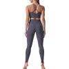 imageSunzel Workout Leggings for Women Butt Lifting Scrunch Butt Tummy Control Gym Leggings High Waisted Squat Proof Yoga PantsGray