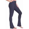 imageSunzel High Waist Mini Flared Leggings for Women Tummy Control Casual Flare Yoga Pants for Yoga Workout GymAsh Blue