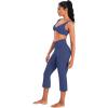 imageSunzel High Waist Mini Flared Leggings for Women Tummy Control Casual Flare Yoga Pants for Yoga Workout GymAsh Blue
